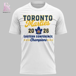 Premium view of Toronto Marlies 2026 Eastern Conference Champions T Shirt 2 with a bold design and everyday appeal.