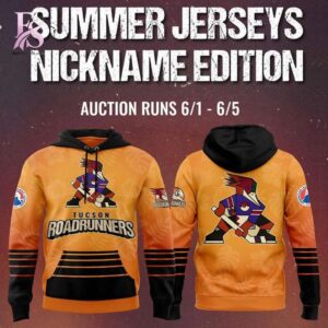 Trendy fashion product featured in Tucson Roadrunners Summer Hoodie 1 with a contemporary silhouette, comfortable fit, and versatile styling options.