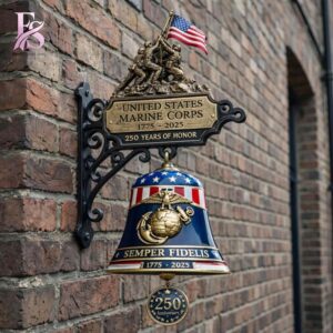 High-quality United States Marine Corps 250 Years Of Honor Wall Bell 1 designed for comfort, style, and daily wear.