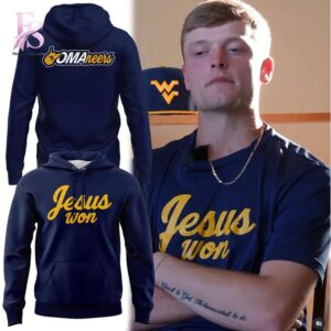 High-quality West Virginia Mountaineers Jesus Won 2026 Shirt 2 designed for comfort, style, and daily wear.