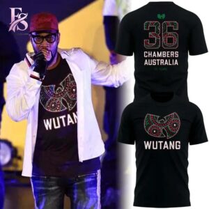 High-quality Wu Tang Chambers Australia 25 Years Shirt 1 designed for comfort, style, and daily wear.