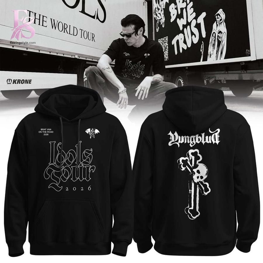Stylish YUNGBLUD Idols The World Tour 2026 Shirt 2 with a modern look and comfortable everyday appeal.