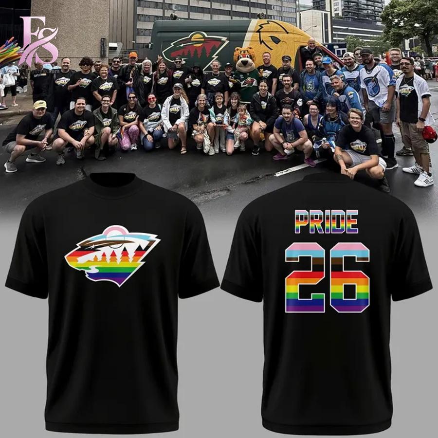 Premium view of 2026 Hockey Is For Every One Minnesota Wild T Shirt 1 with a bold design and everyday appeal.