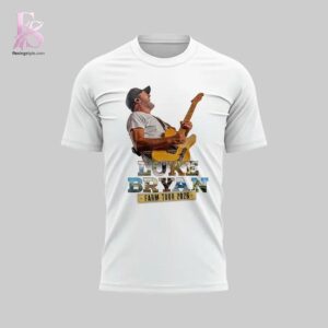 Contemporary fashion apparel in 2026 Luke Bryan Farm Tour T Shirt 2 featuring a clean design, quality materials, and a comfortable fit for daily wear.