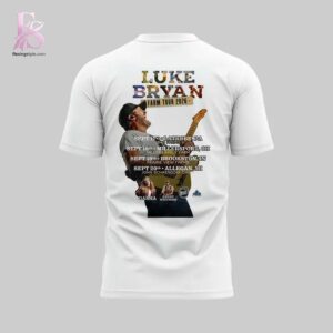 Contemporary fashion apparel in 2026 Luke Bryan Farm Tour T Shirt 3 featuring a clean design, quality materials, and a comfortable fit for daily wear.