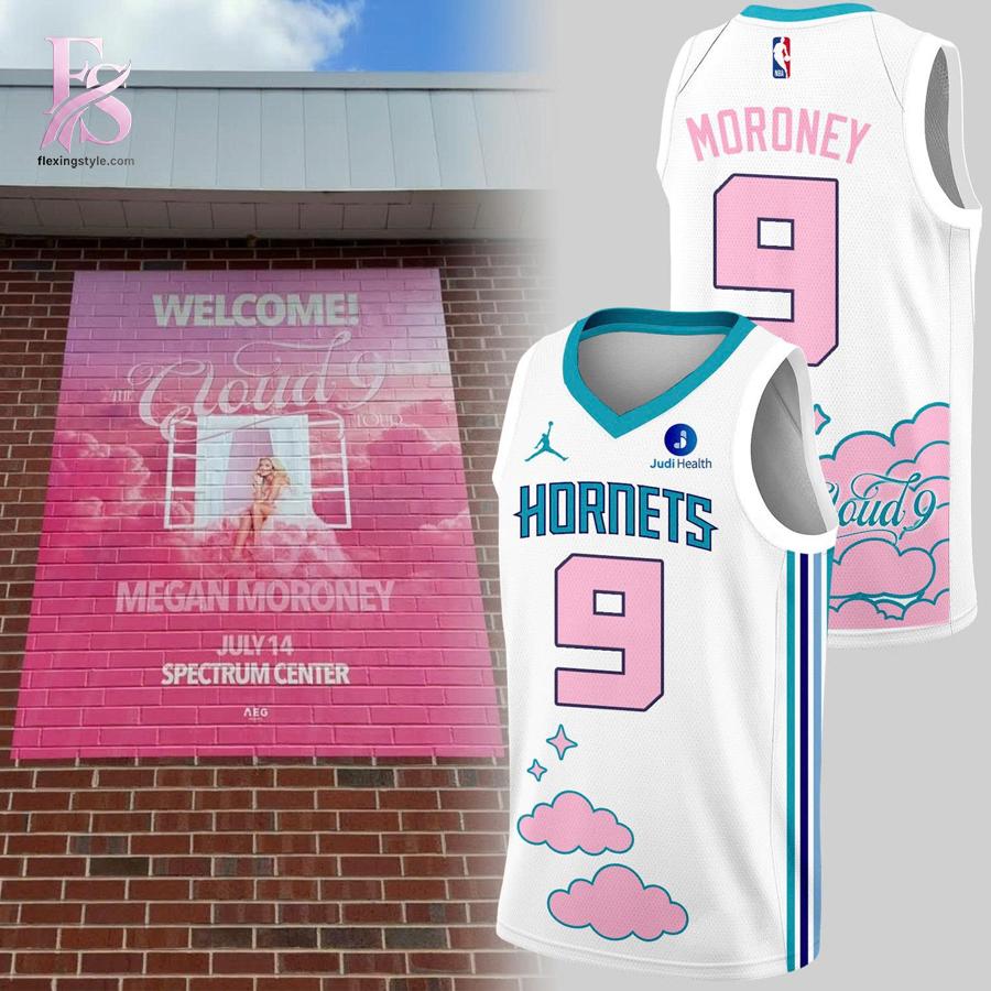 Close-up image of 2026 Megan Moroney x Charlotte Hornets Jersey 1 showcasing its distinctive craftsmanship.