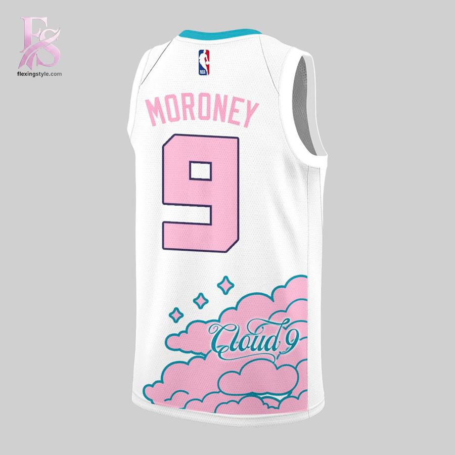 Close-up image of 2026 Megan Moroney x Charlotte Hornets Jersey 3 showcasing its distinctive craftsmanship.
