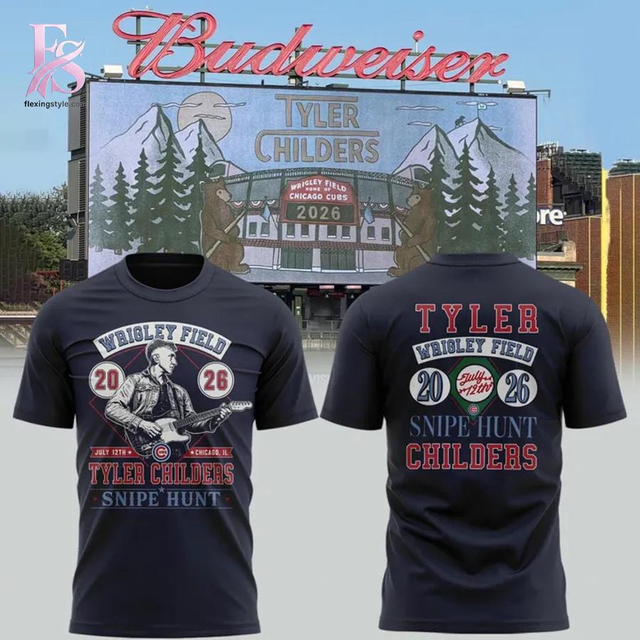 2026 Tyler Childers at Wrigley Field Chicago Cubs Shirt 1 stylish fashion apparel for everyday casual wear with modern design and premium comfort