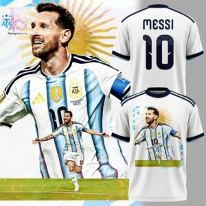 Argentina National Football Team Lionel Messi Soccer Shirt 1 featuring a standout look with carefully crafted details.