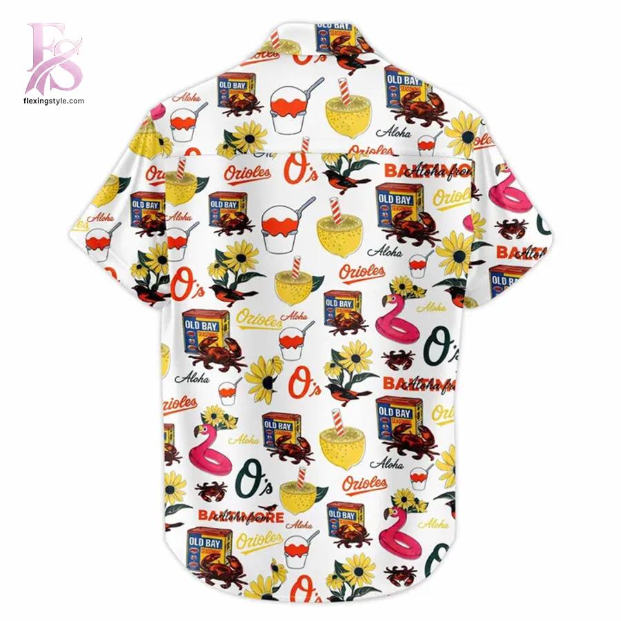 Close-up image of Baltimore Orioles 2026 Birdland Hawaiian Shirt 3 showcasing its distinctive craftsmanship.