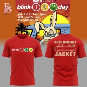Premium look of Blink 182 Day Pop Up 25th album Take Off Your Shirt 1 with eye-catching details and quality craftsmanship.