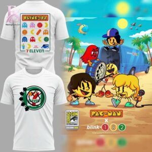 Premium look of Blink 182 x PAC MAN T Shirt 1 with eye-catching details and quality craftsmanship.