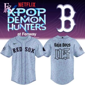Boston Red Sox K Pop Demon Hunters Jersey 1 1 stylish fashion apparel for everyday casual wear with modern design and premium comfort
