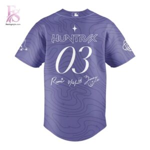 Premium look of Boston Red Sox K Pop Demon Hunters Jersey 3 with eye-catching details and quality craftsmanship.