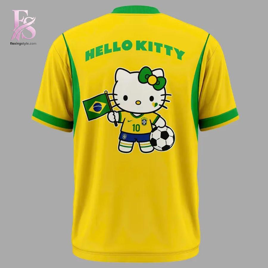 Brazil Soccer x Hello Kitty T Shirt 3 featuring a standout look with carefully crafted details.
