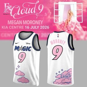 Close-up image of Charlotte Hornets 2026 Megan Moroney Jersey 1 showcasing its distinctive craftsmanship.