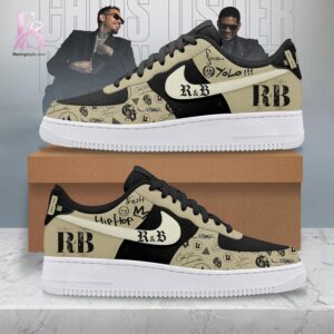 Premium look of Chris Brown and USHER Nike Air Force 1 1 with eye-catching details and quality craftsmanship.