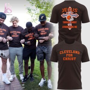 Contemporary fashion apparel in Cleveland Browns Jesus First Shirt 1 featuring a clean design, quality materials, and a comfortable fit for daily wear.