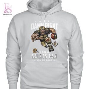 Damn Right I m A New Orleans Saints Fan Win or Lose Shirt 2 featuring a standout look with carefully crafted details.