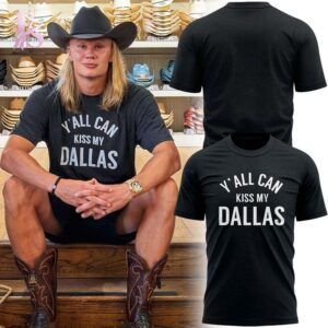 Erling Haaland Y All Can Kiss My Dallas Shirt 1 featuring a standout look with carefully crafted details.