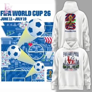 Premium look of FIFA World Cup 26 Host City Philadelphia Graphic Hoodie 1 with eye-catching details and quality craftsmanship.