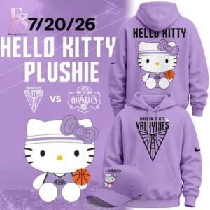 Contemporary fashion apparel in Golden State Valkyries Hello Kitty 2026 Shirt 3 featuring a clean design, quality materials, and a comfortable fit for daily wear.