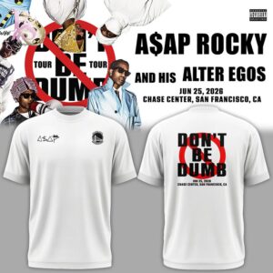 Contemporary fashion apparel in Golden State Warriors Rocky Warriors Tour Don t Be Dumb Hoodie 2 featuring a clean design, quality materials, and a comfortable fit for daily wear.