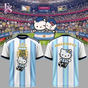Hello Kitty x Selecci n Argentina World Cup T Shirt 1 featuring a standout look with carefully crafted details.