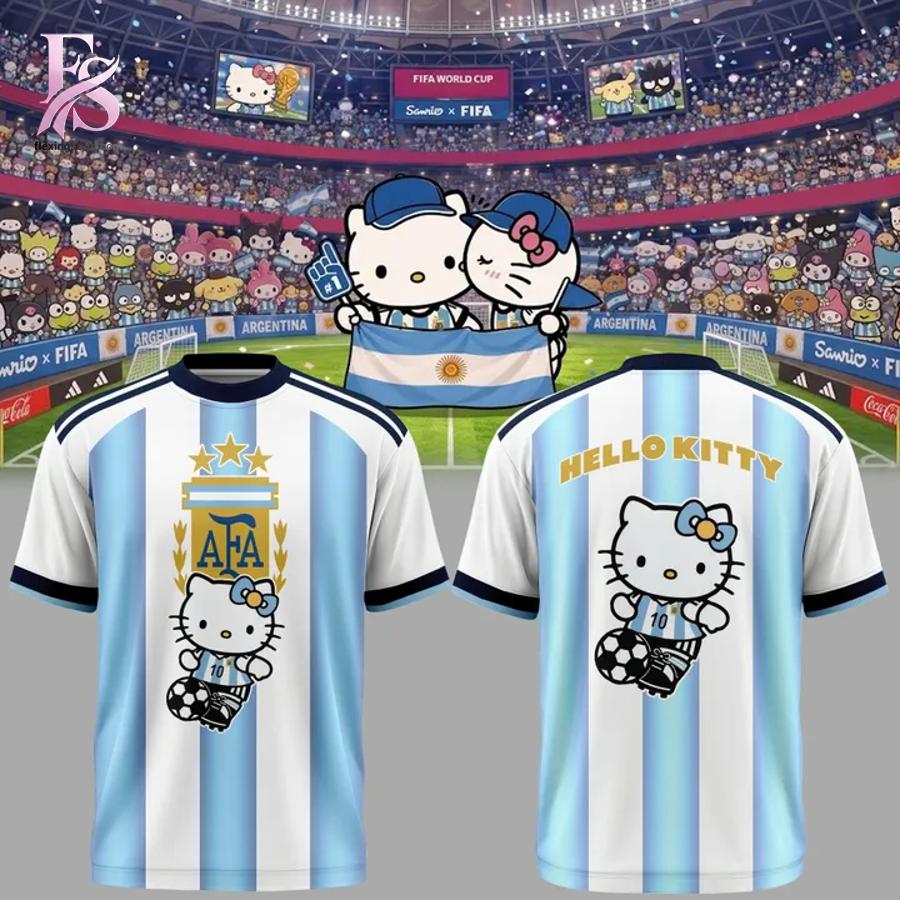 Hello Kitty x Selecci n Argentina World Cup T Shirt 1 featuring a standout look with carefully crafted details.