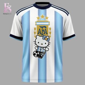 Hello Kitty x Selecci n Argentina World Cup T Shirt 2 featuring a standout look with carefully crafted details.