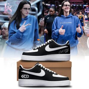Indiana Fever Caitlin Clark Logo and Signatures Air Force Shoes 2 featuring a standout look with carefully crafted details.