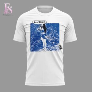 Close-up image of Jack White Live 2026 Tour Tshirt 2 1 showcasing its distinctive craftsmanship.