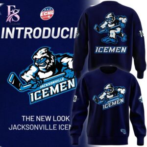 Jacksonville Icemen 10th Anniversary Logo Baseball Jersey 2 stylish fashion apparel for everyday casual wear with modern design and premium comfort
