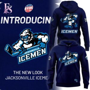 Jacksonville Icemen 10th Anniversary Logo Baseball Jersey 3 stylish fashion apparel for everyday casual wear with modern design and premium comfort