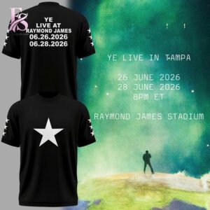 Contemporary fashion apparel in Kanye West Live At Raymond James Stadium Shirt 1 featuring a clean design, quality materials, and a comfortable fit for daily wear.