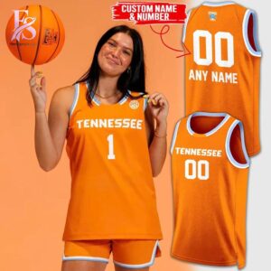 Contemporary fashion apparel in Lady Vols Basketball New Orange Uniform Jersey 1 featuring a clean design, quality materials, and a comfortable fit for daily wear.
