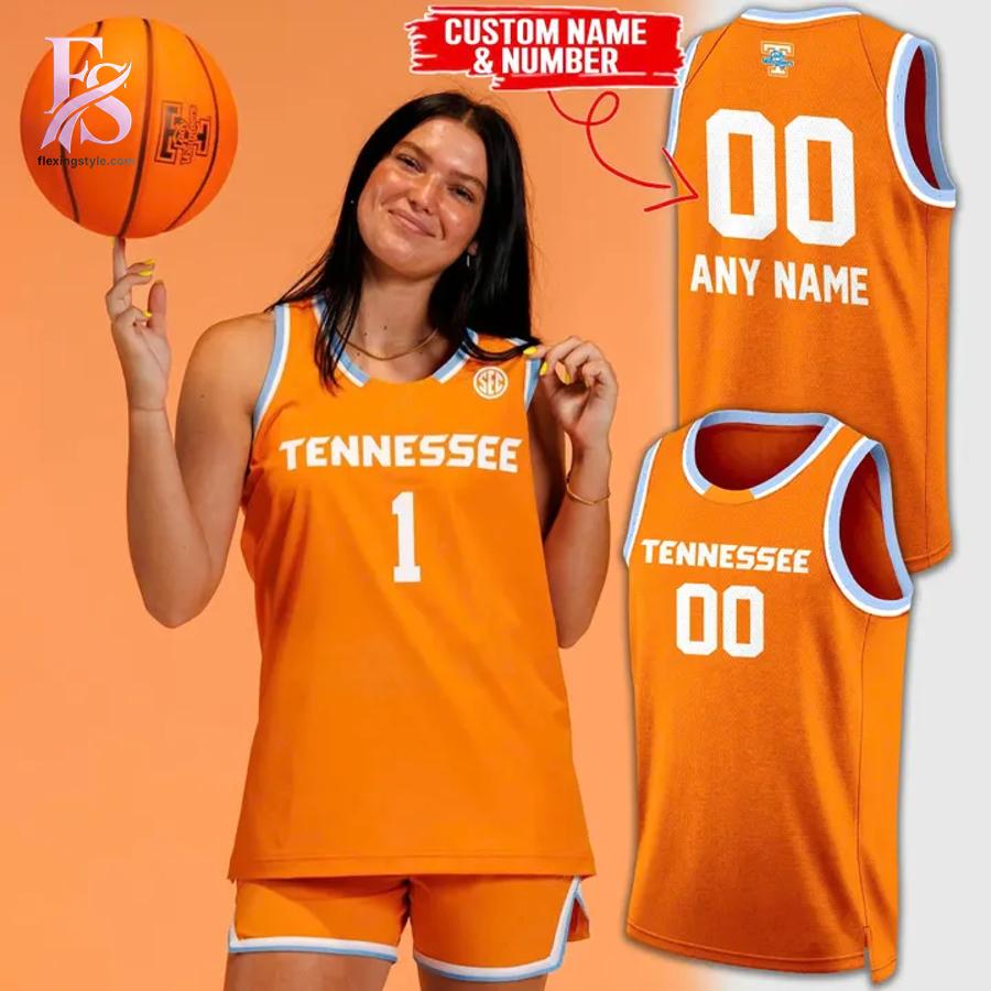 Contemporary fashion apparel in Lady Vols Basketball New Orange Uniform Jersey 1 featuring a clean design, quality materials, and a comfortable fit for daily wear.