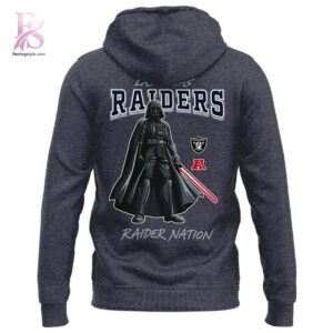 Premium look of Las Vegas Raiders x Darth Vader Hoodie 3 with eye-catching details and quality craftsmanship.