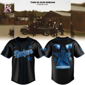 Los Angeles Dodgers Fuerza Regida This Is Our Dream Baseball Jersey 1 stylish fashion apparel for everyday casual wear with modern design and premium comfort