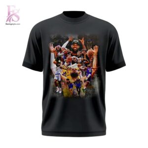 Los Angeles Lakers LeBron James Tribute T Shirt 2 featuring a standout look with carefully crafted details.