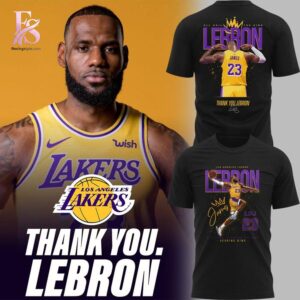 Contemporary fashion apparel in Los Angeles Lakers Scoring King LeBron Shirt 1 featuring a clean design, quality materials, and a comfortable fit for daily wear.
