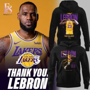 Contemporary fashion apparel in Los Angeles Lakers Scoring King LeBron Shirt 2 featuring a clean design, quality materials, and a comfortable fit for daily wear.
