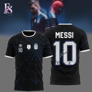 Premium look of Messi 10 Spider Man Shirt 1 with eye-catching details and quality craftsmanship.