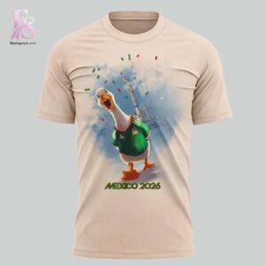 Contemporary fashion apparel in Mexico 2026 Merlin The Duck T Shirt 2 featuring a clean design, quality materials, and a comfortable fit for daily wear.