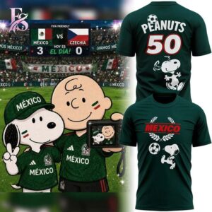 Mexico Soccer x Peanuts 50 T Shirt 1 featuring a standout look with carefully crafted details.