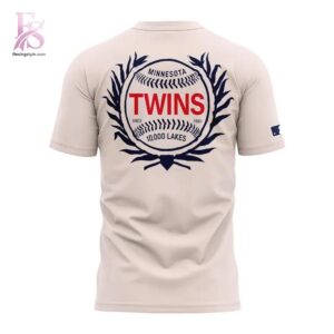 Close-up image of Minnesota Twins 2026 Field of Dreams Game T shirt 3 showcasing its distinctive craftsmanship.