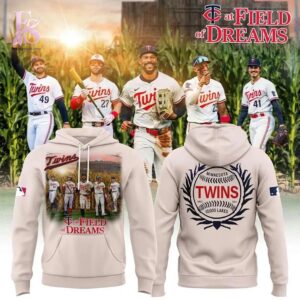 Close-up image of Minnesota Twins 2026 Field of Dreams Game T shirt 4 showcasing its distinctive craftsmanship.
