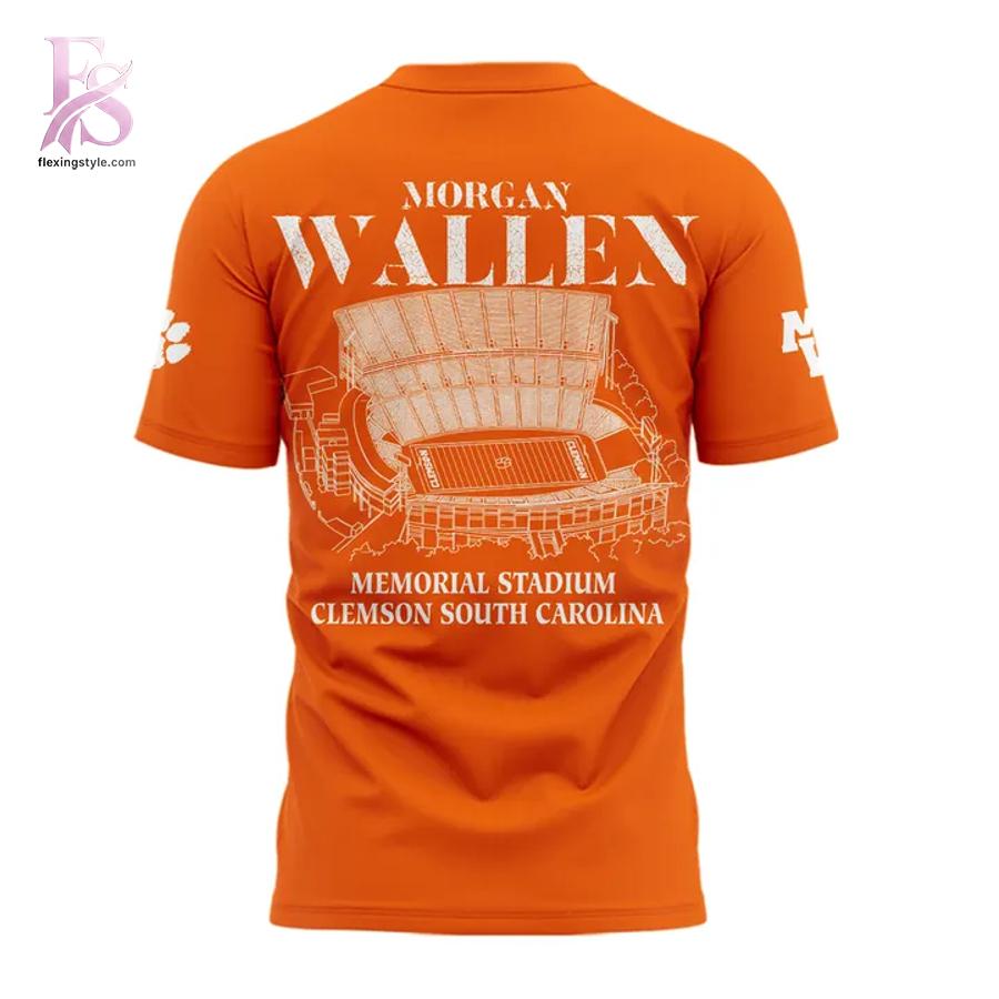 Morgan Wallen tour Clemson Memorial Stadium 2026 Shirt 3 featuring a standout look with carefully crafted details.
