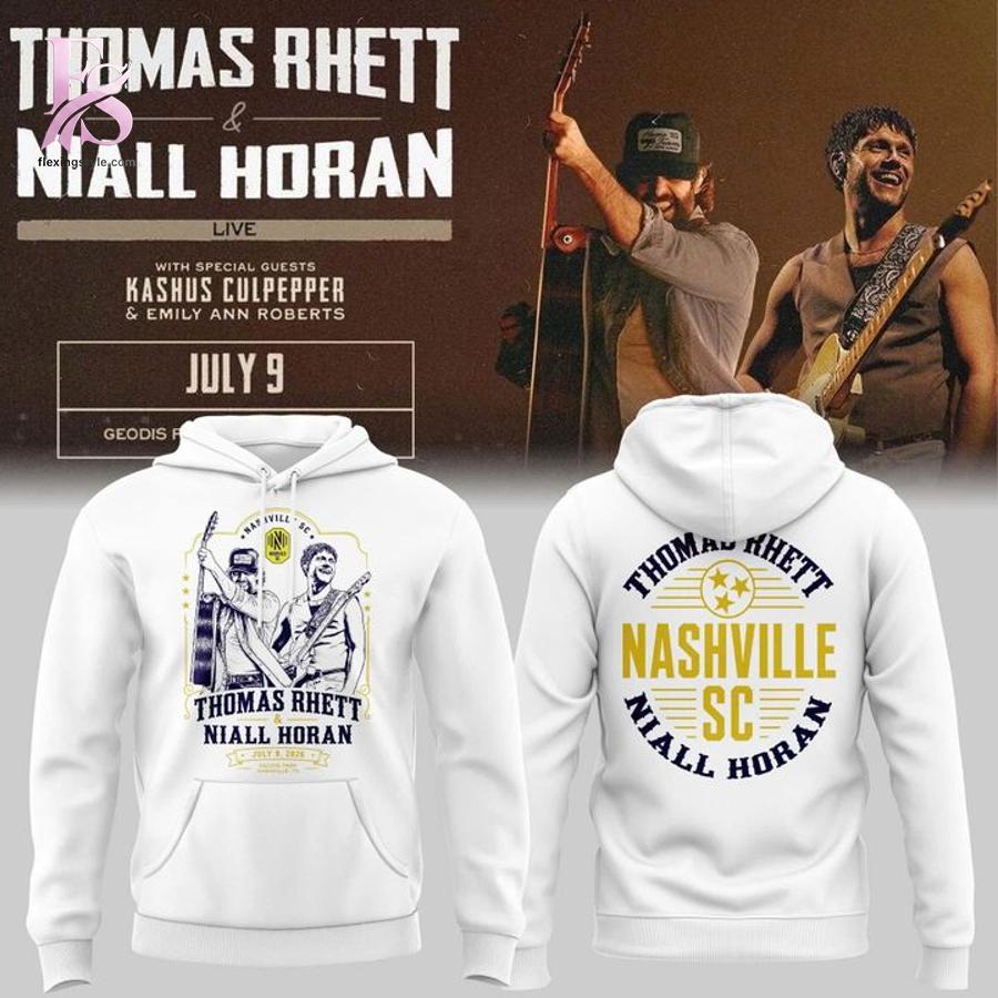 Contemporary fashion apparel in Nashville SC 2026 Thomas Rhett Niall Horan Shirt 2 featuring a clean design, quality materials, and a comfortable fit for daily wear.