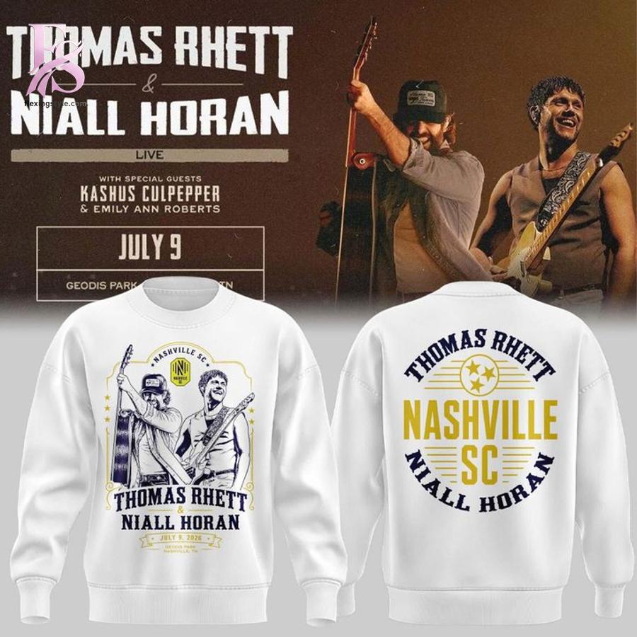 Contemporary fashion apparel in Nashville SC 2026 Thomas Rhett Niall Horan Shirt 3 featuring a clean design, quality materials, and a comfortable fit for daily wear.